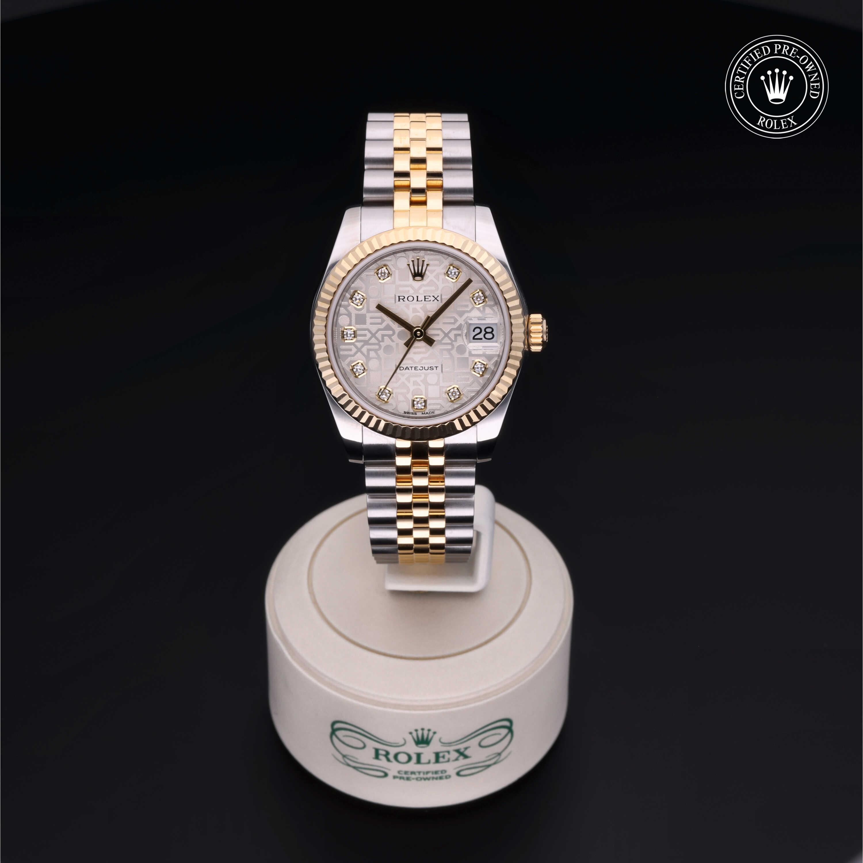 Rolex Datejust in Rolesor 18 Carat Yellow M178273-0006 at Davidson & Licht