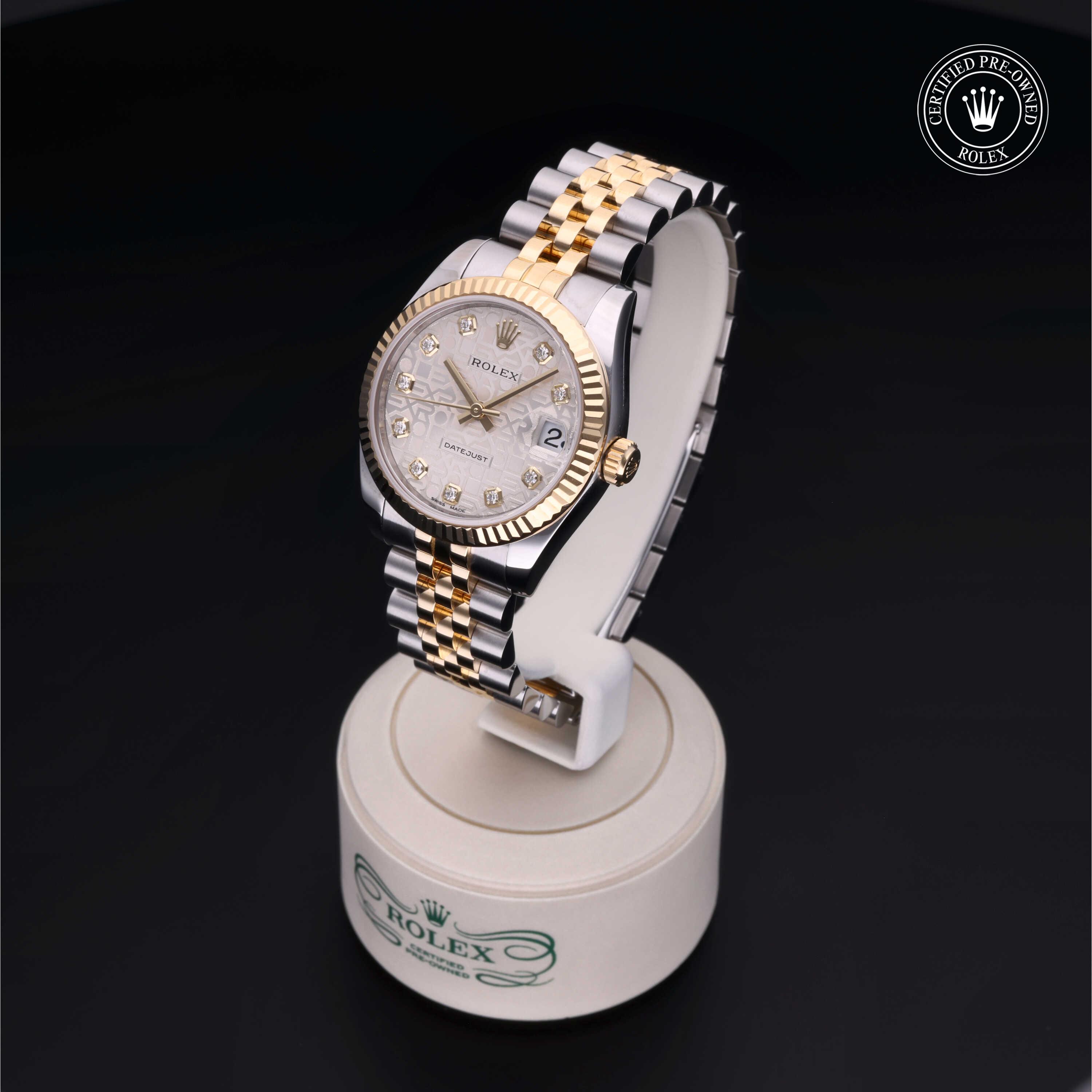 Rolex Datejust in Rolesor 18 Carat Yellow M178273-0006 at Davidson & Licht