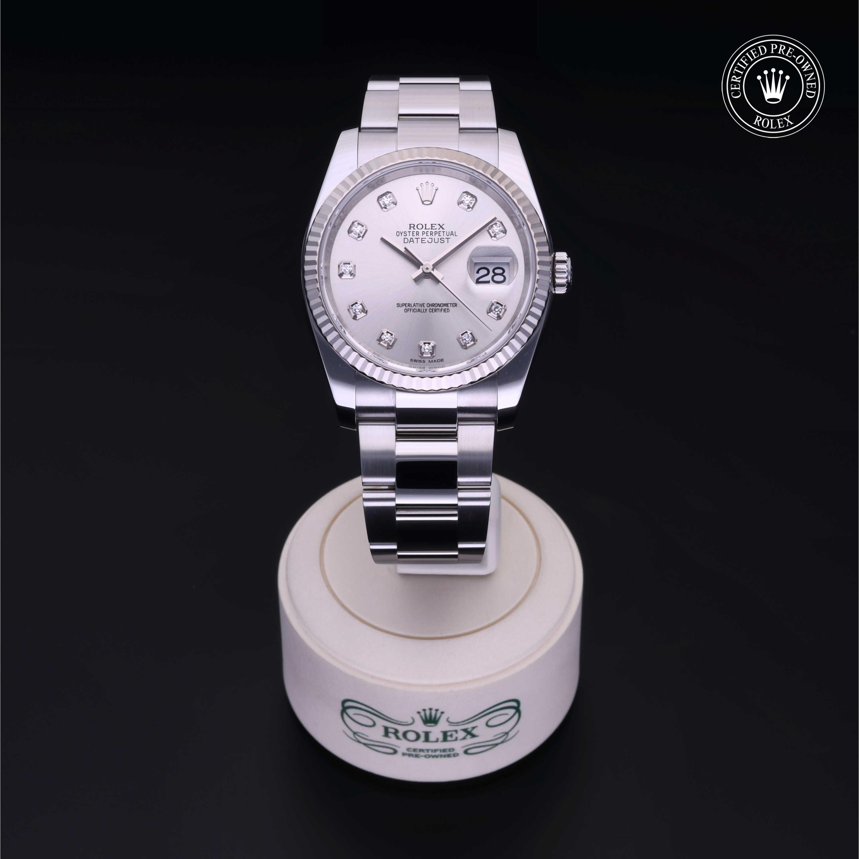 Rolex Datejust in Rolesor 18 Carat White M116234-0136 at Davidson & Licht