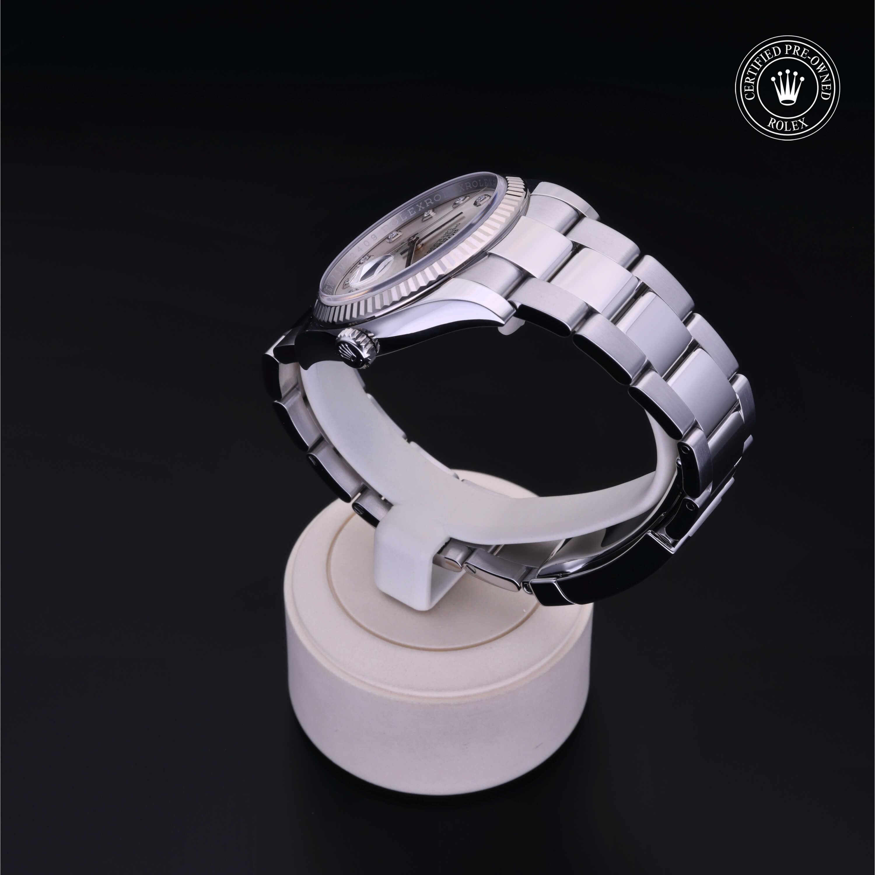 Rolex Datejust in Rolesor 18 Carat White M116234-0136 at Davidson & Licht