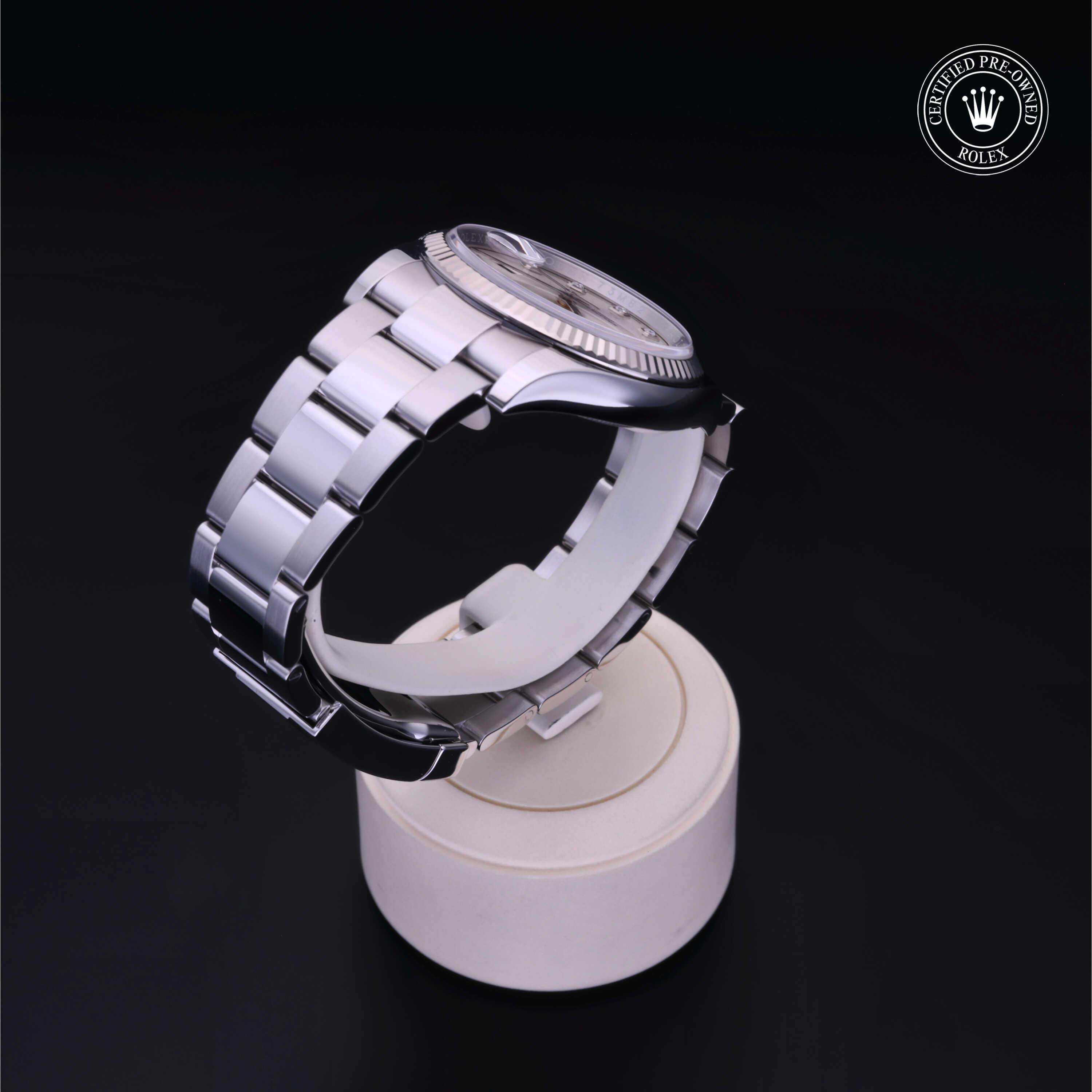 Rolex Datejust in Rolesor 18 Carat White M116234-0136 at Davidson & Licht