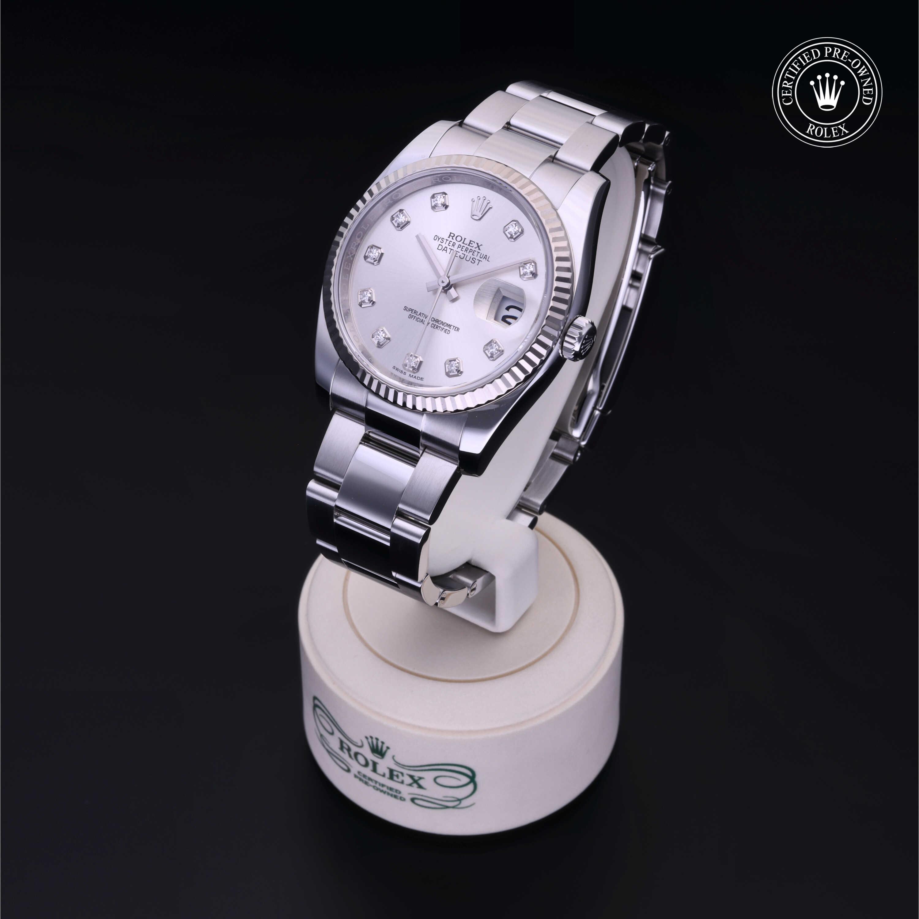 Rolex Datejust in Rolesor 18 Carat White M116234-0136 at Davidson & Licht