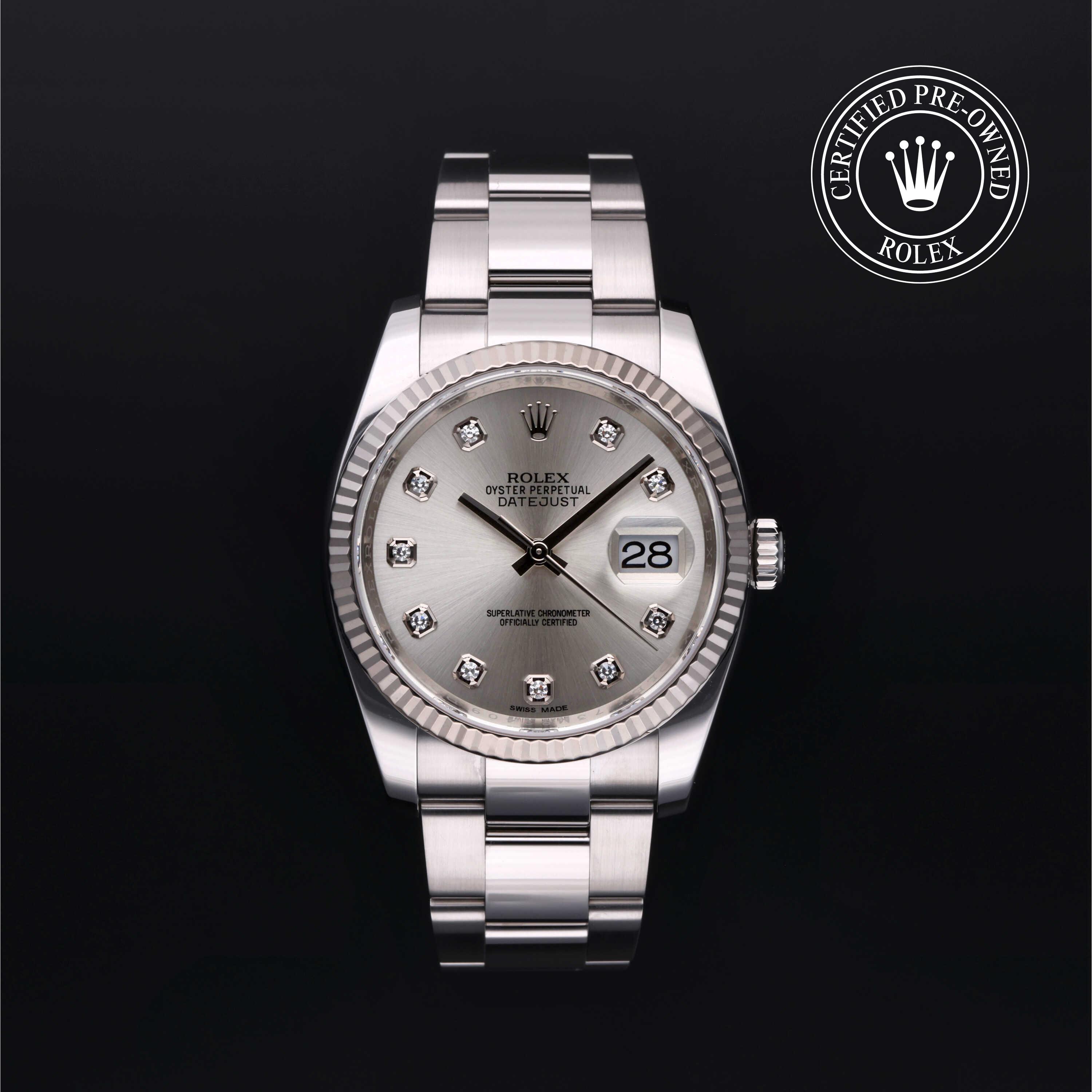 Rolex Datejust in Rolesor 18 Carat White M116234-0136 at Davidson & Licht