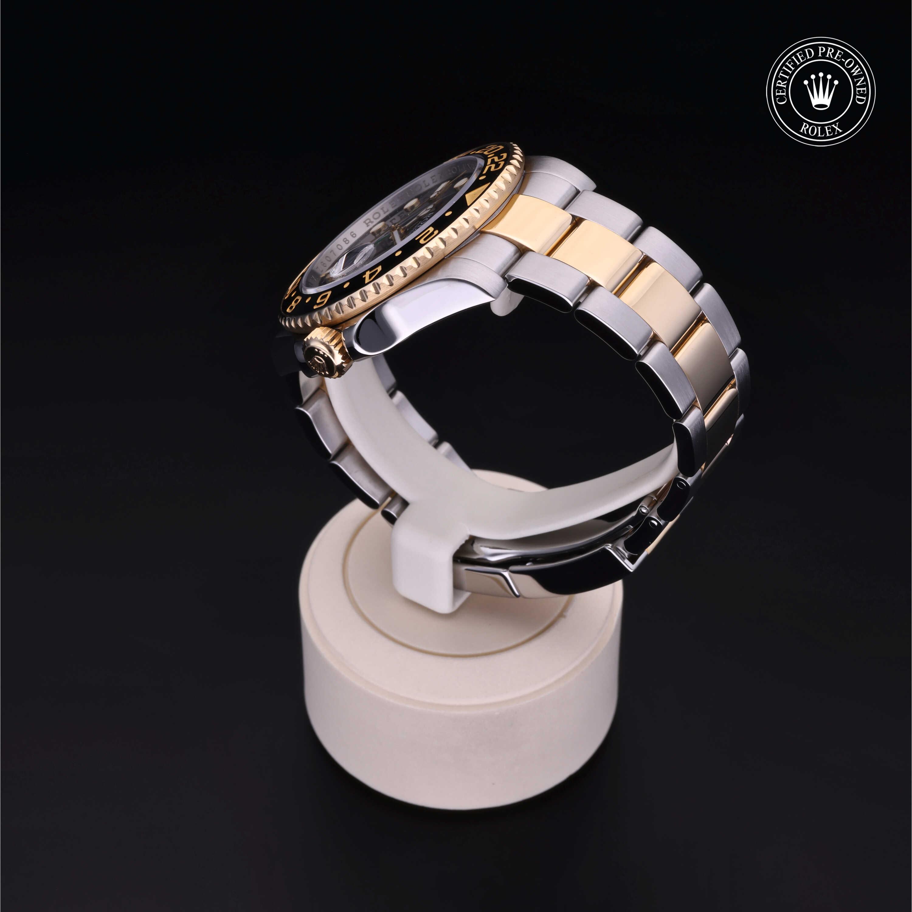 Rolex GMT-Master II in Rolesor 18 Carat Yellow M116713LN-0001 at Davidson & Licht