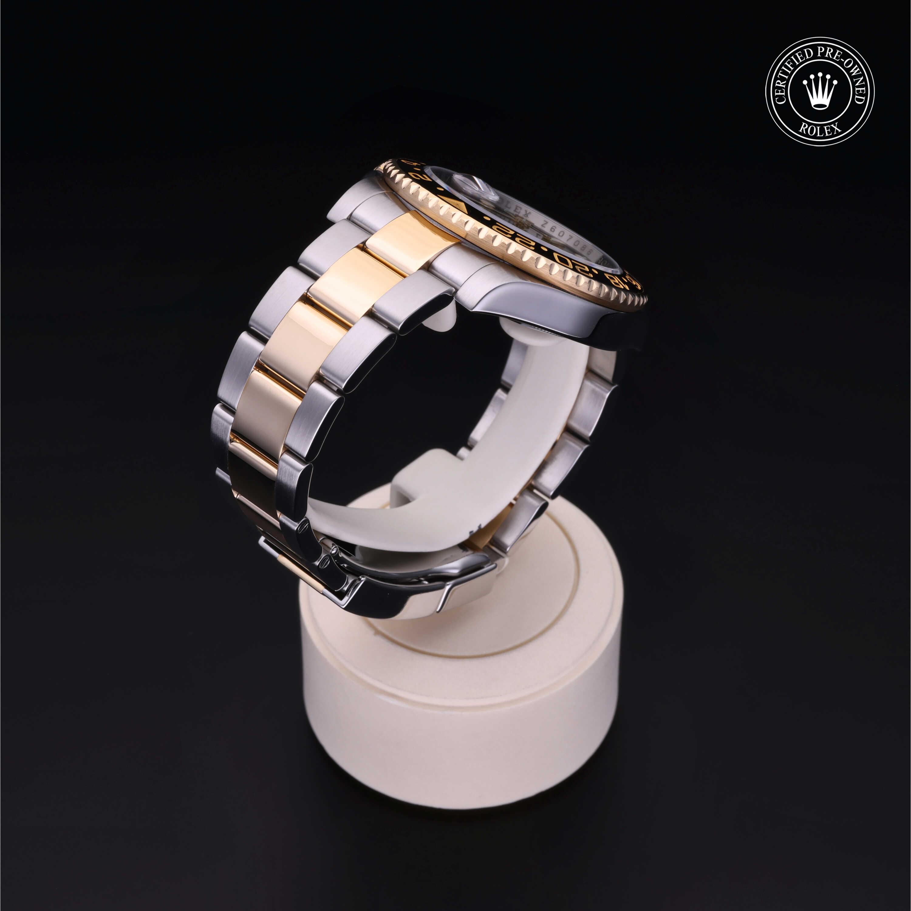 Rolex GMT-Master II in Rolesor 18 Carat Yellow M116713LN-0001 at Davidson & Licht