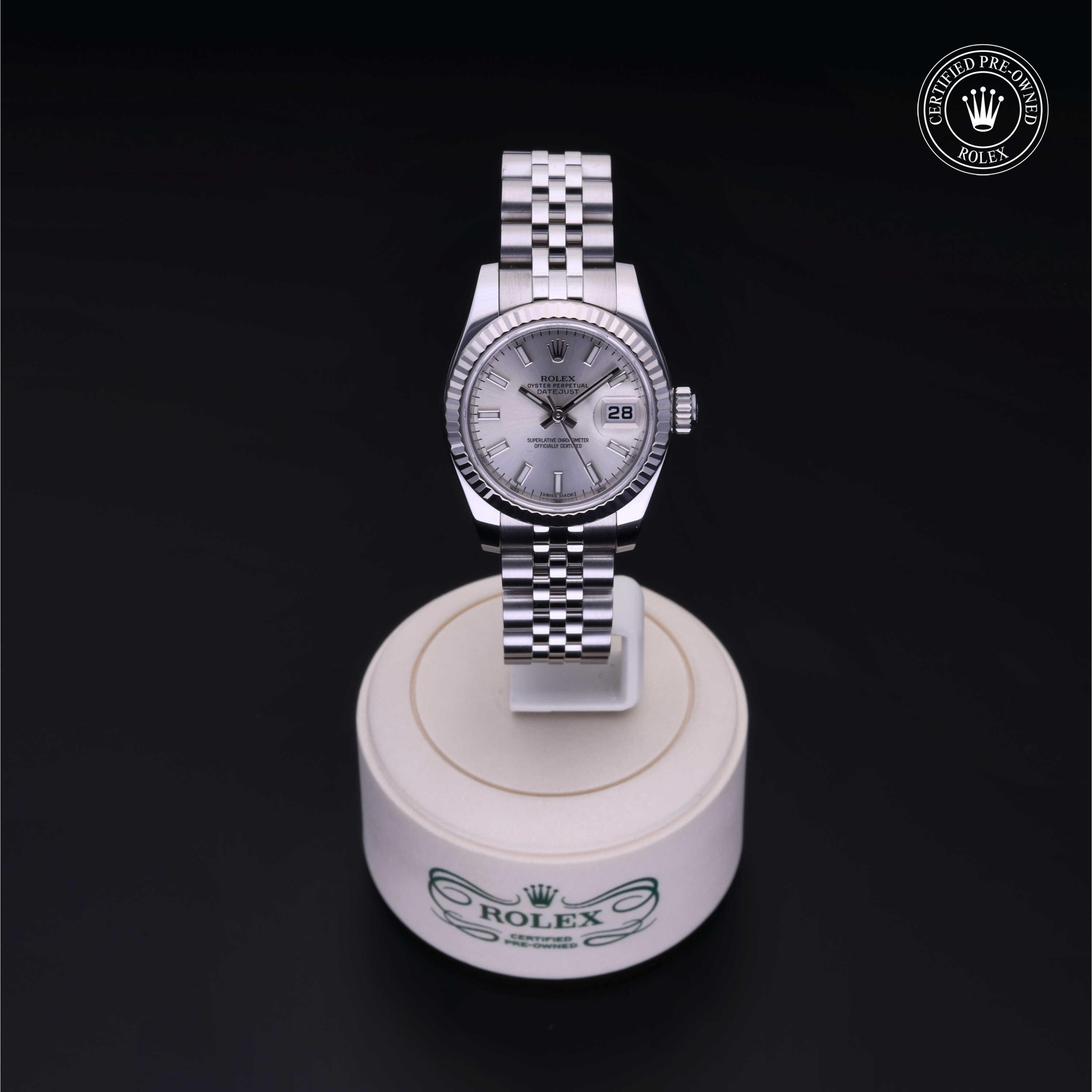 Rolex Lady-Datejust in Rolesor 18 Carat White M179174-0005 at Davidson & Licht