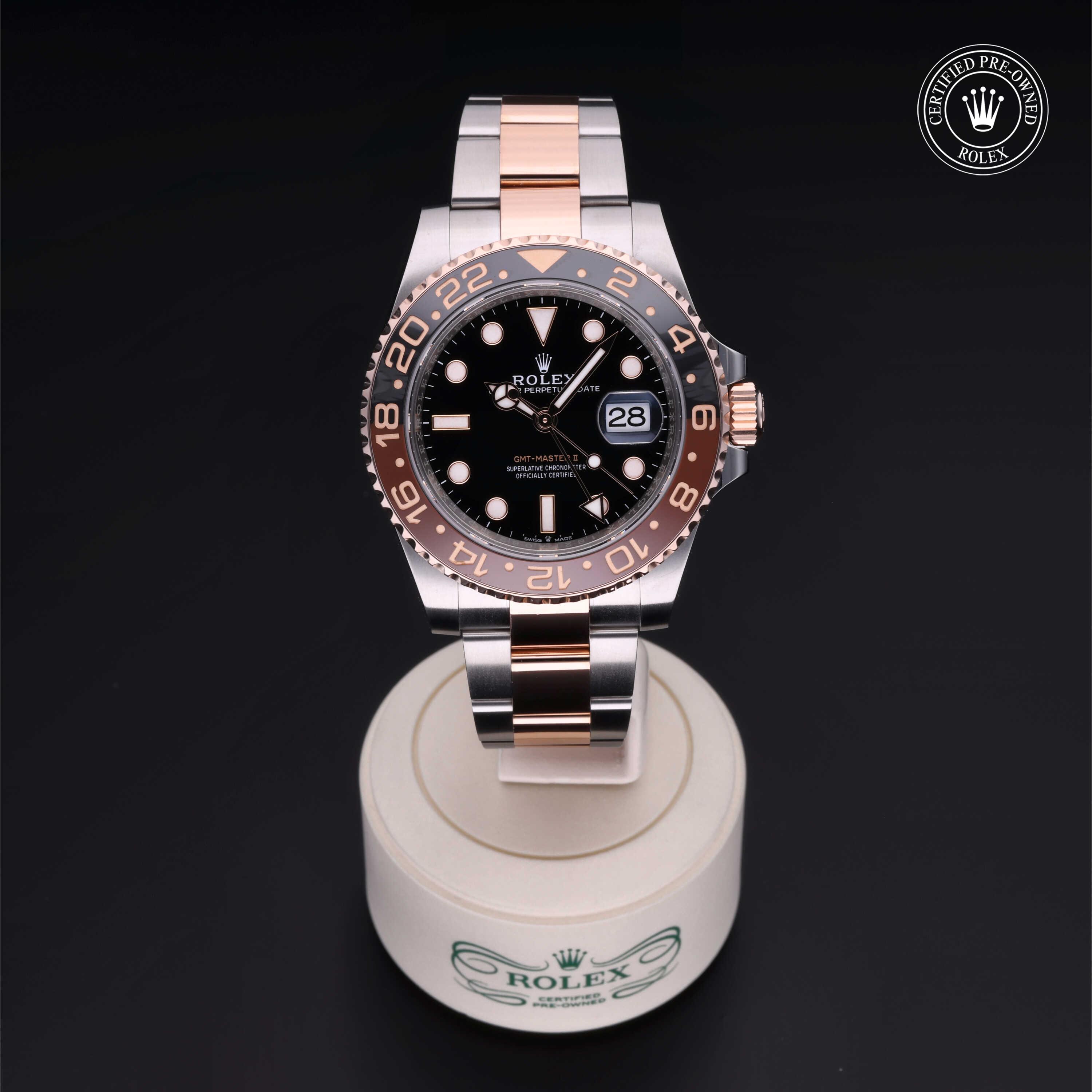Rolex GMT-Master II in Rolesor 18 Carat Red M126711CHNR-0002 at Davidson & Licht