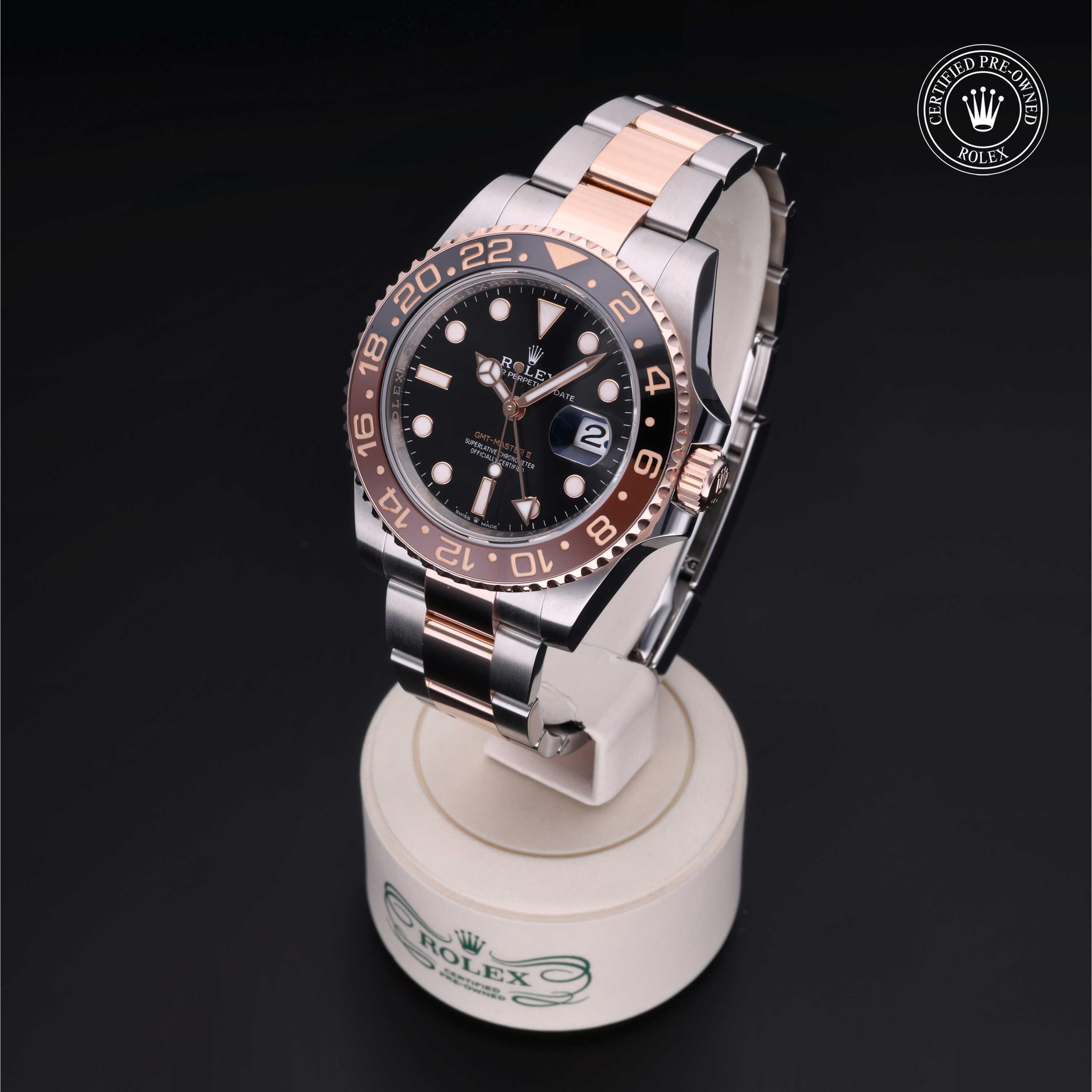 Rolex GMT-Master II in Rolesor 18 Carat Red M126711CHNR-0002 at Davidson & Licht