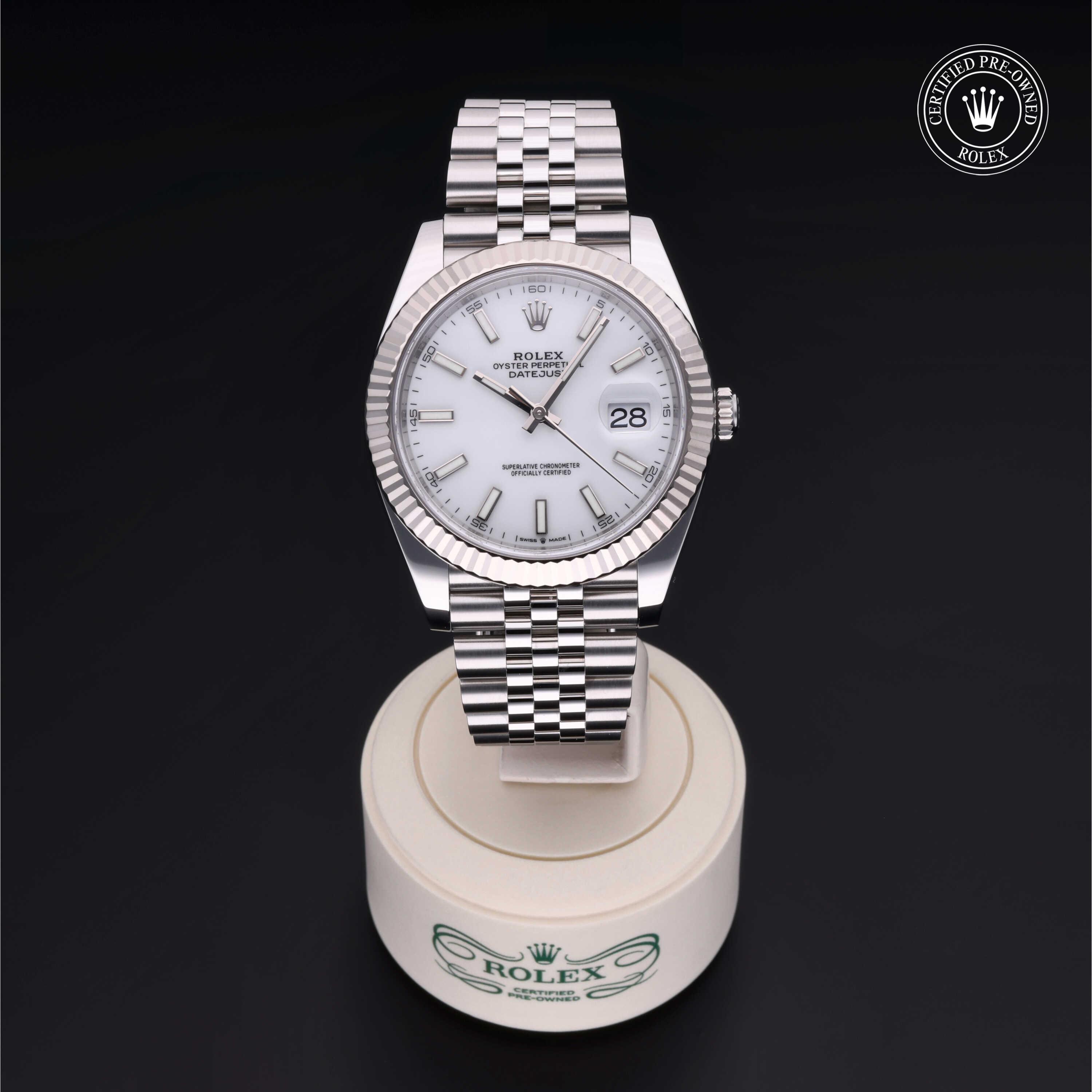 Rolex Datejust in Rolesor 18 Carat White M126334-0010 at Davidson & Licht