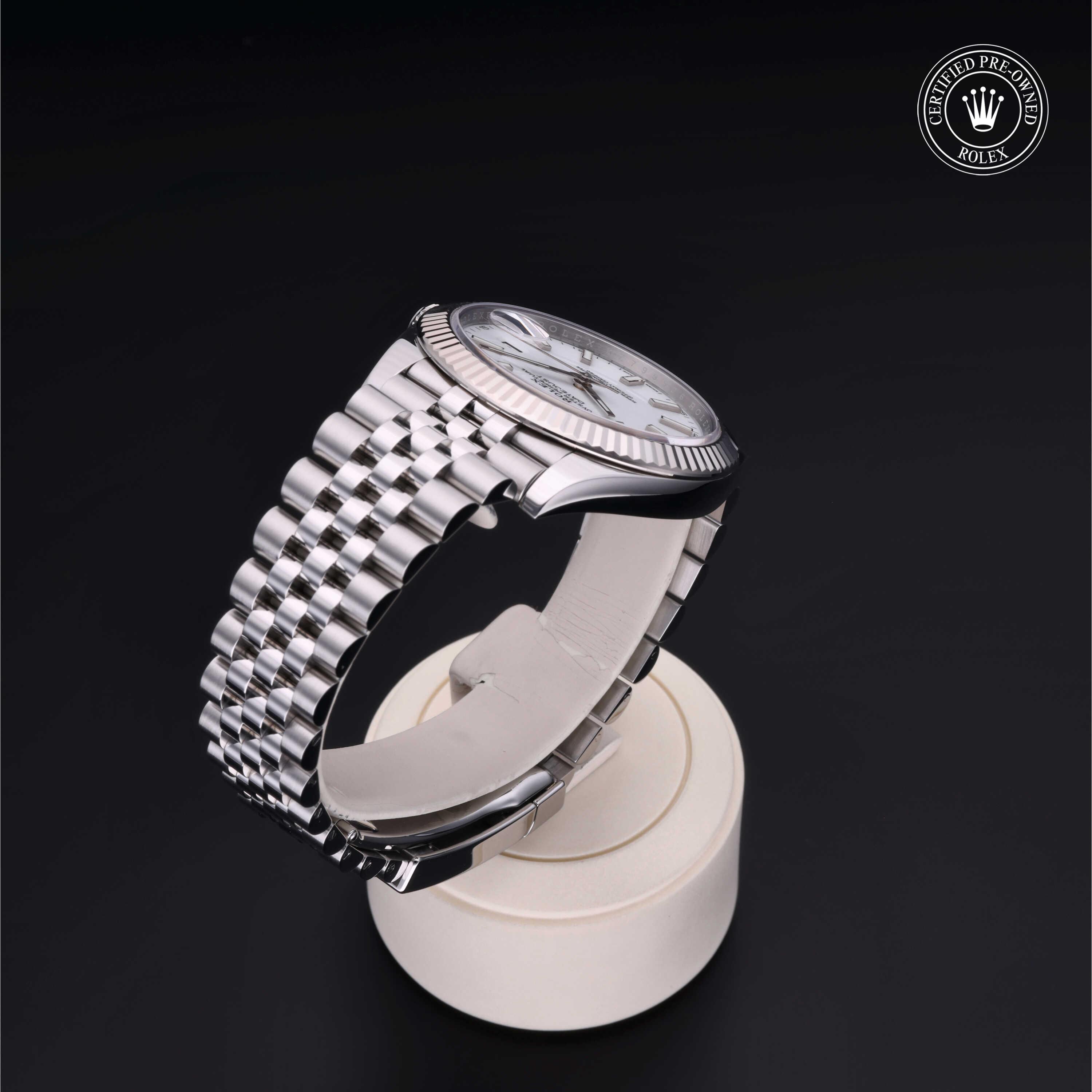 Rolex Datejust in Rolesor 18 Carat White M126334-0010 at Davidson & Licht