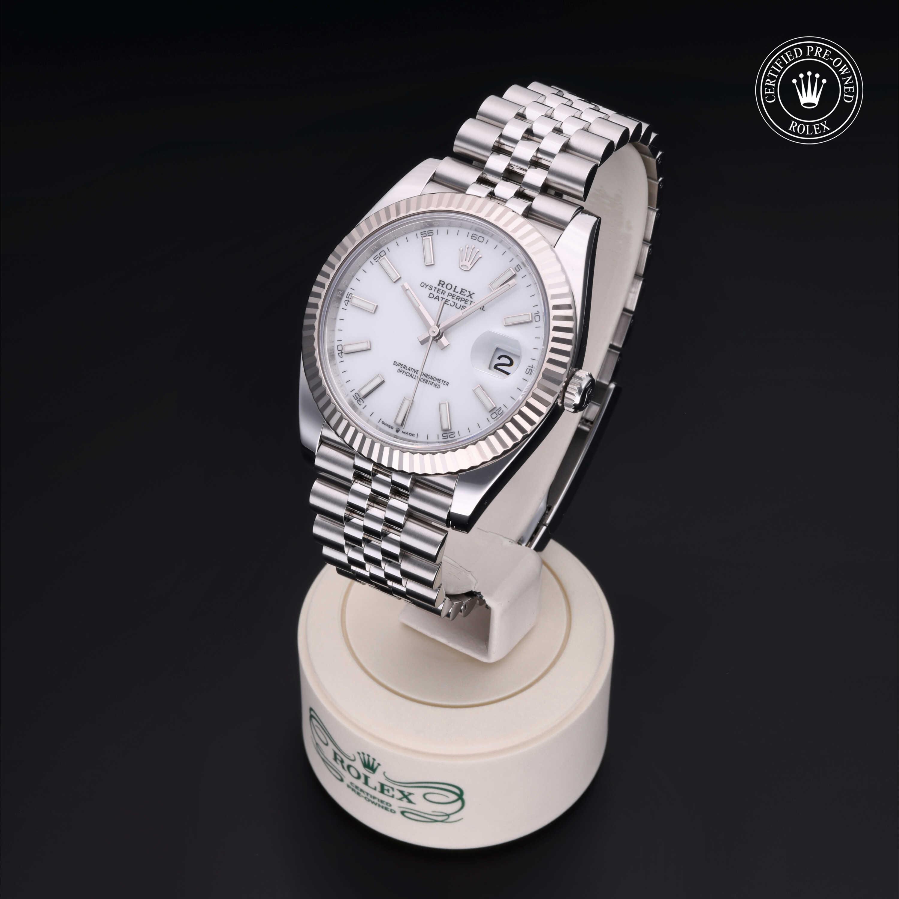 Rolex Datejust in Rolesor 18 Carat White M126334-0010 at Davidson & Licht