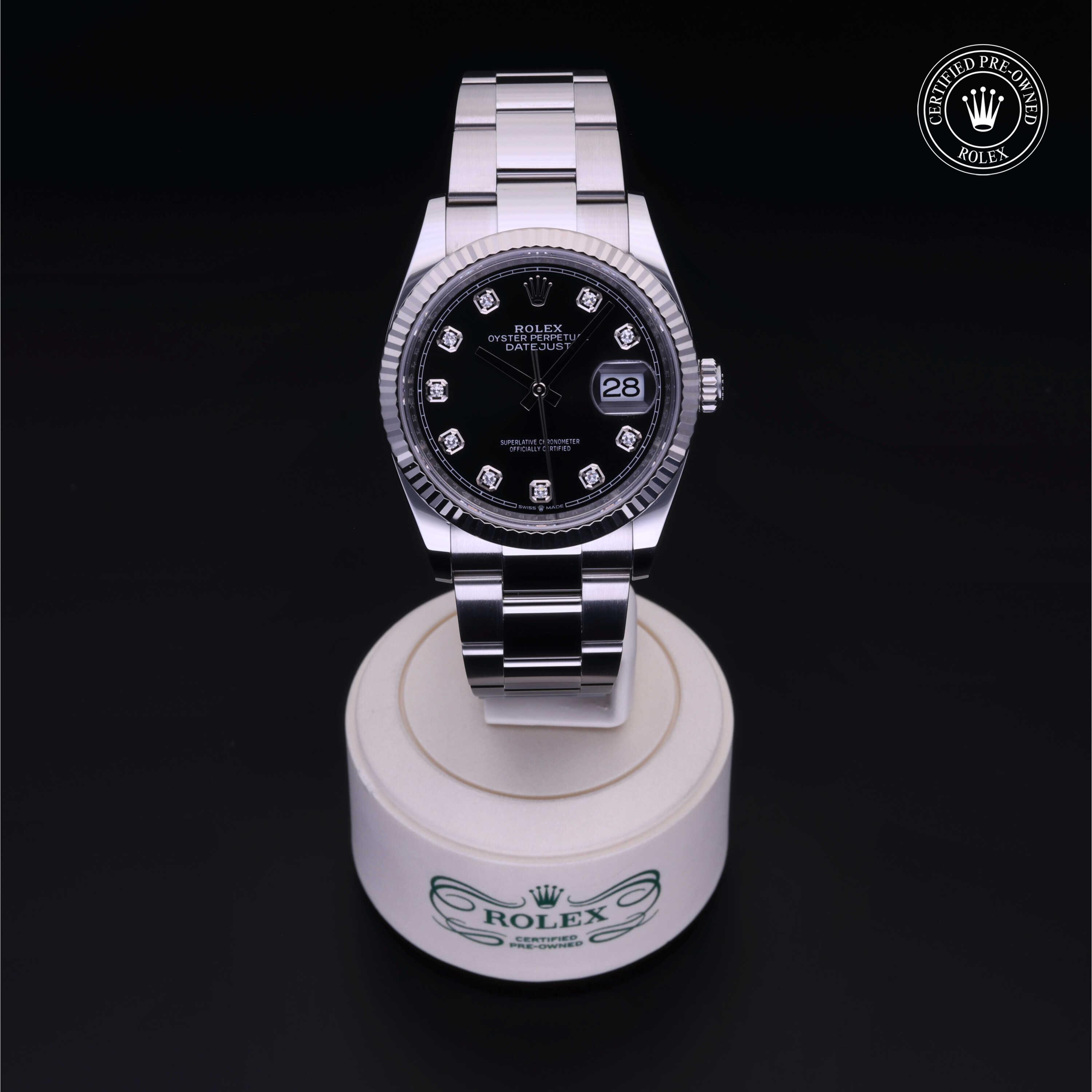 Rolex Datejust in Rolesor 18 Carat White M126234-0028 at Davidson & Licht