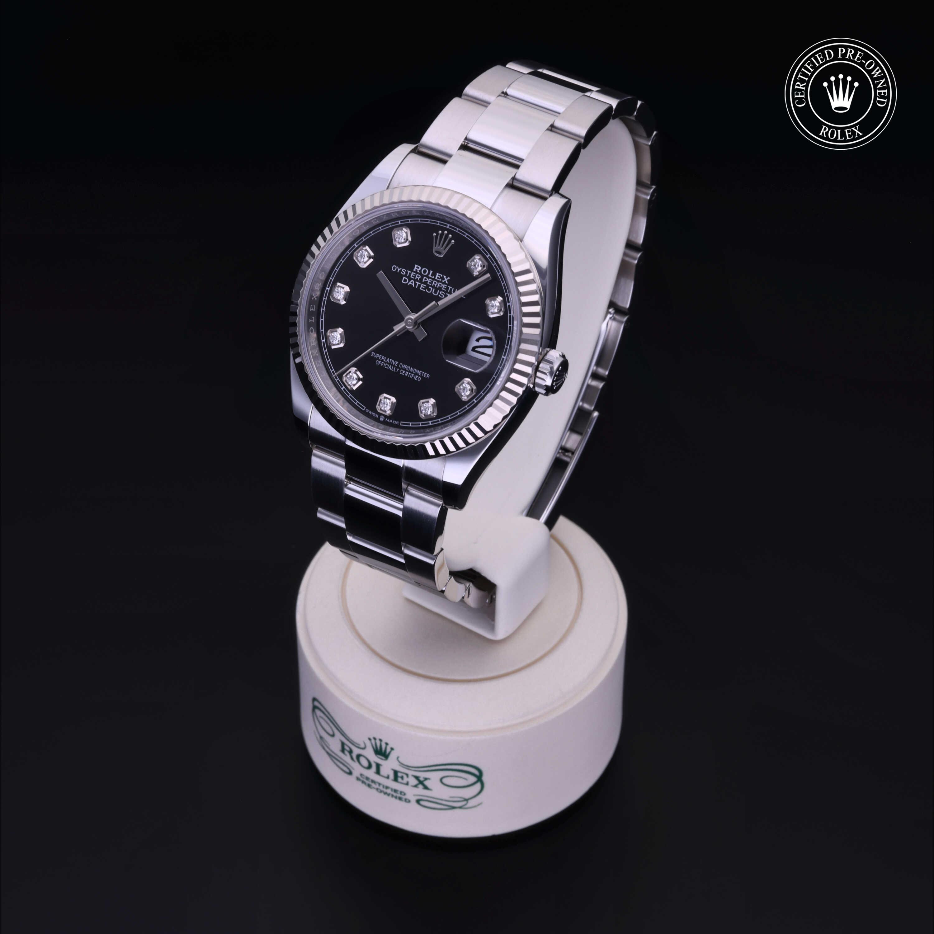 Rolex Datejust in Rolesor 18 Carat White M126234-0028 at Davidson & Licht