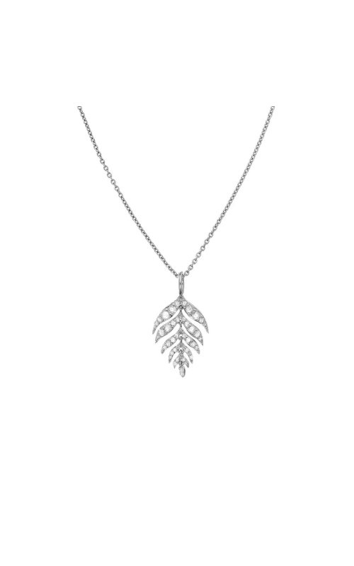 Sethi Couture Feuille Small White Diamond Necklace P1541-WG