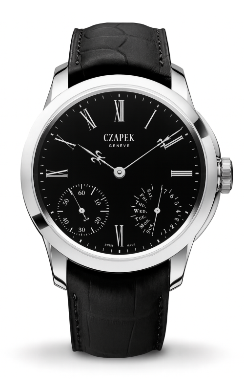 Czapek Quai des Bergues Black Enamel S